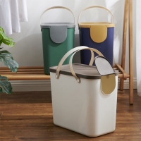 現(xiàn)貨批發(fā)創(chuàng)意手提多功能收納桶 客廳玩具雜物塑料收納桶